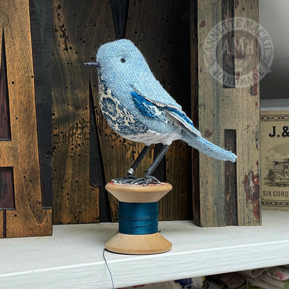 Harris Tweed numbered bird
