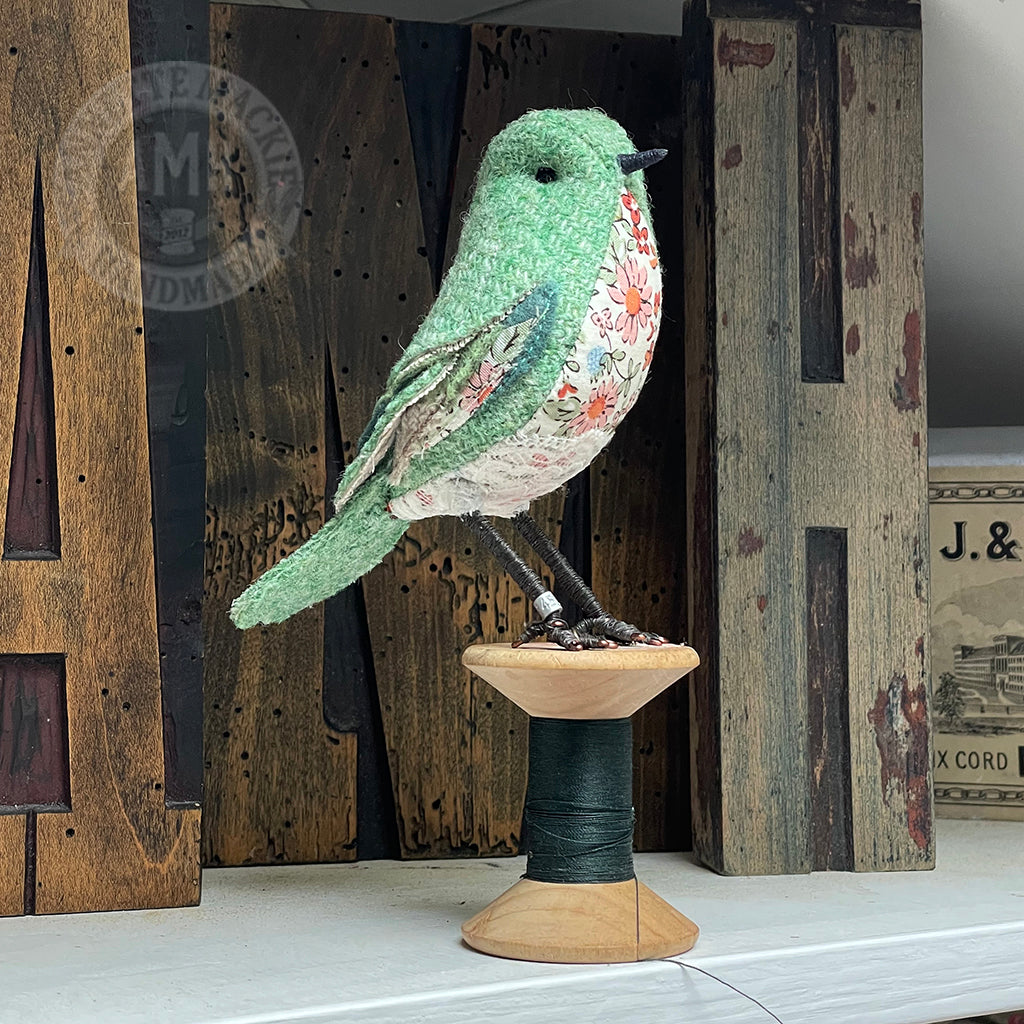 Harris Tweed numbered bird