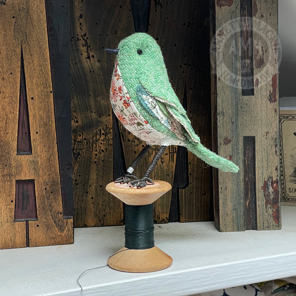 Harris Tweed numbered bird