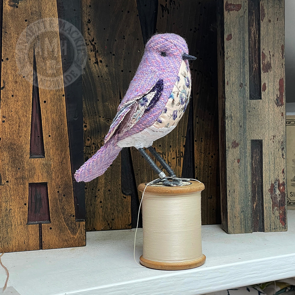Harris Tweed numbered bird