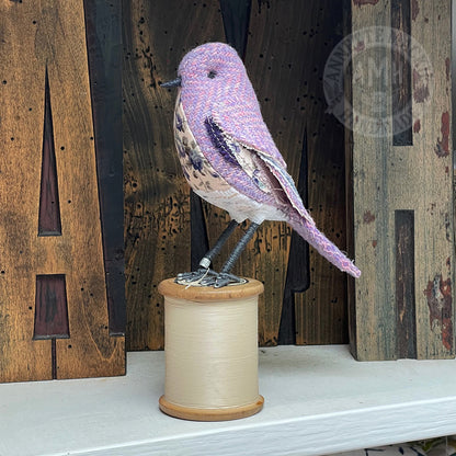 Harris Tweed numbered bird