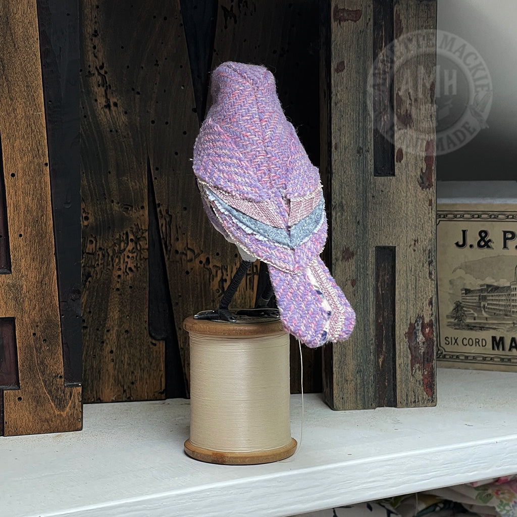Harris Tweed numbered bird