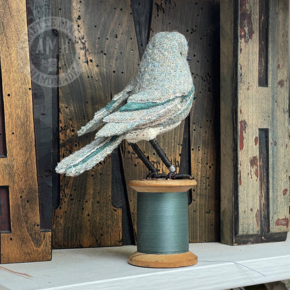 Harris Tweed numbered bird