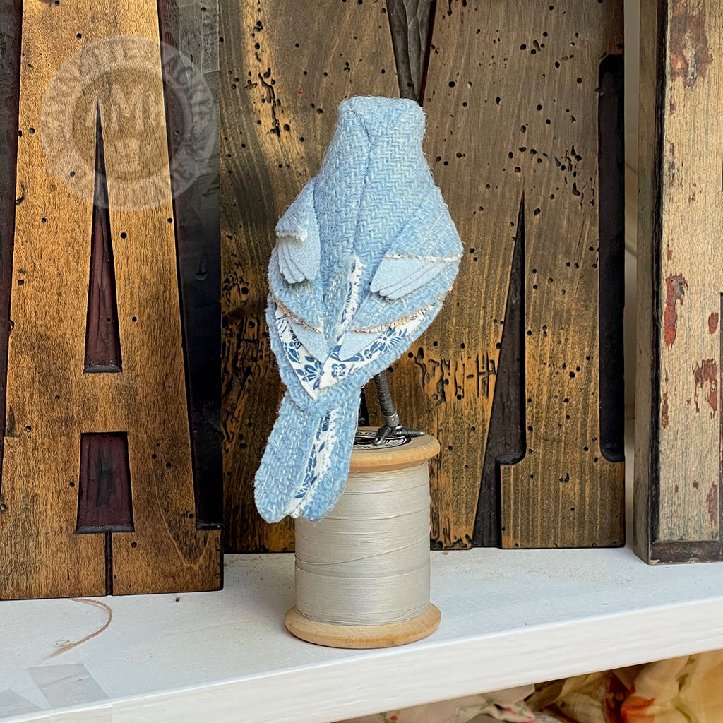 Harris Tweed numbered bird